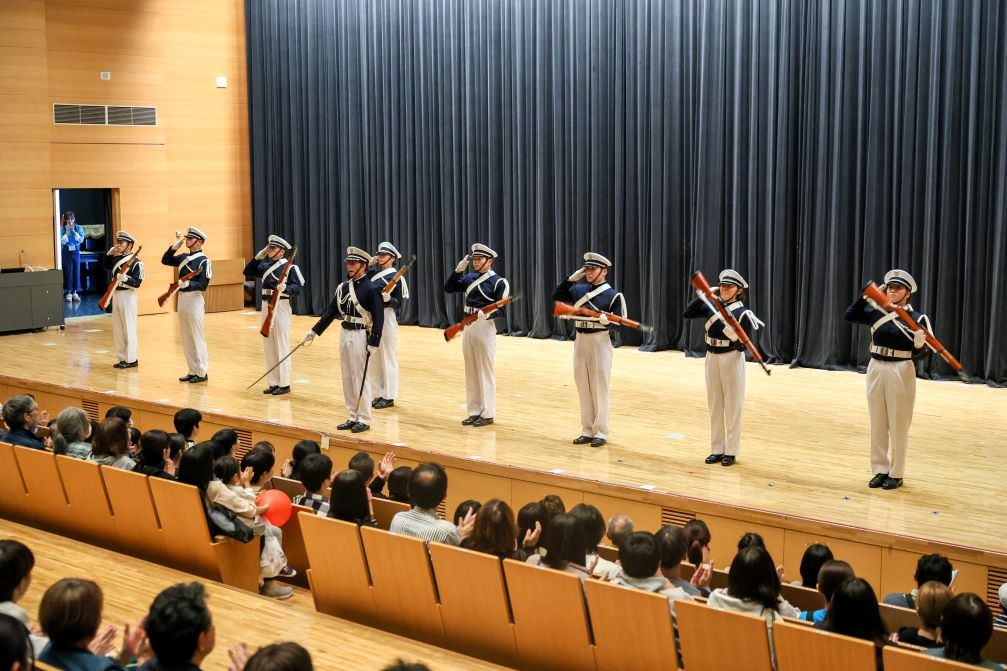 防衛大学校 儀仗隊パフォーマンスの様子②