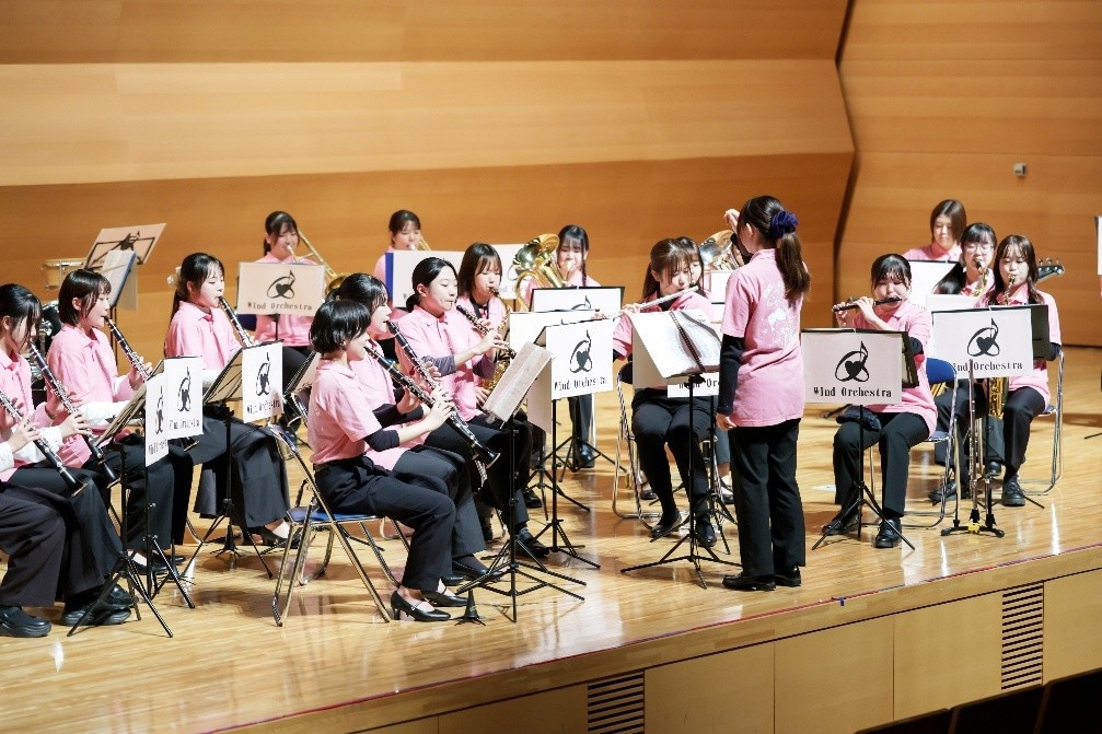 吹奏楽サークル 演奏の様子