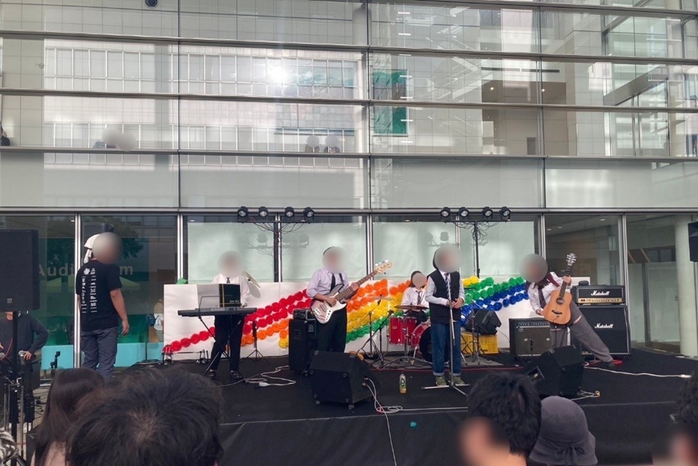野外ステージの様子①