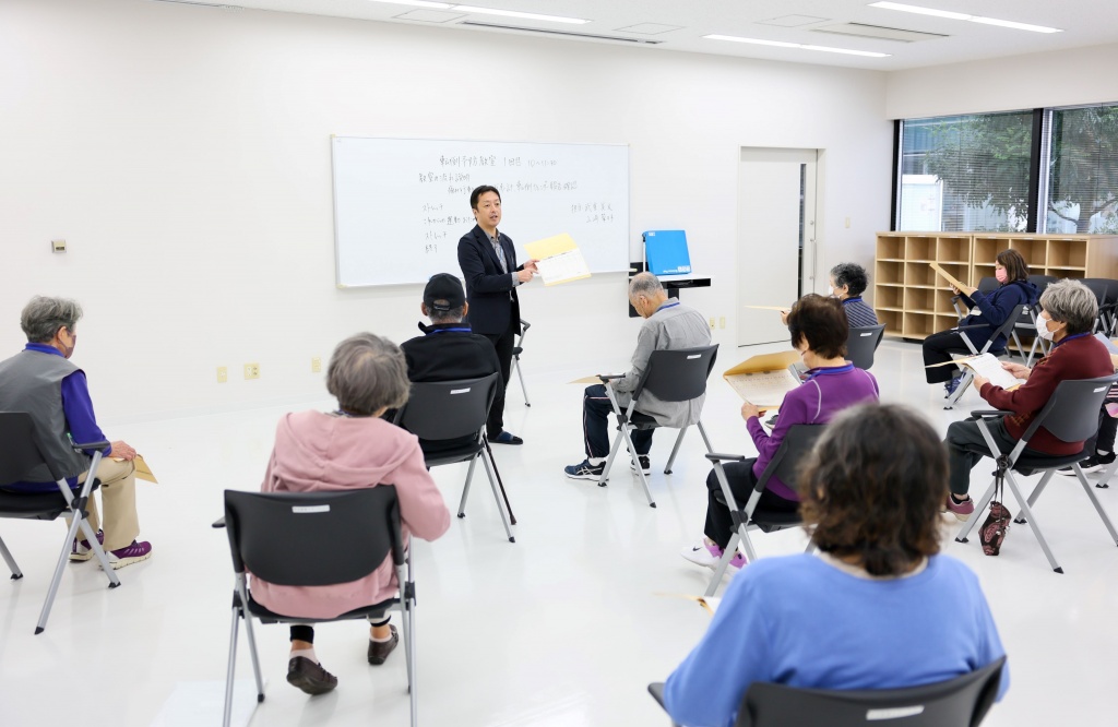転倒予防教室の様子①