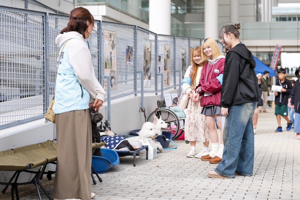介助犬ふれあいの様子①