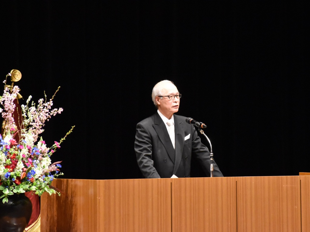 中村丁次学長 式辞