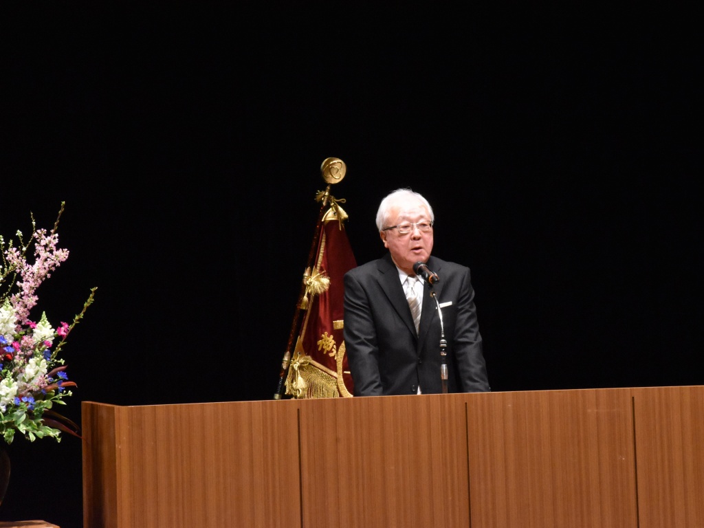 大谷泰夫理事長　あいさつ
