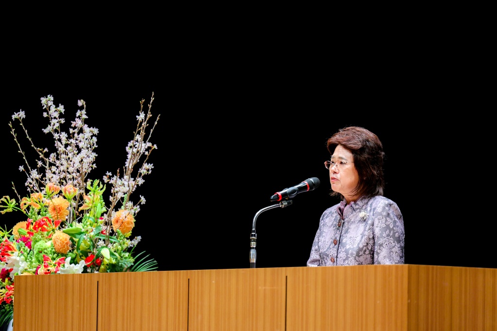 村上学長式辞
