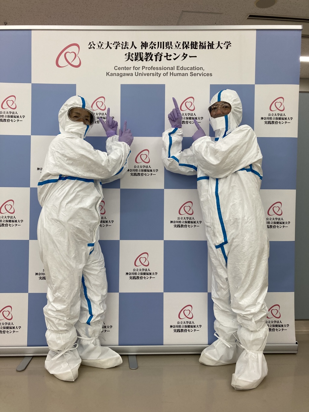 タイベック着用体験