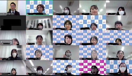 オンライン研修会の様子