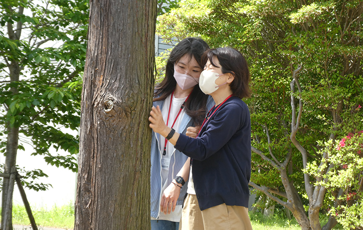 看護コース演習の様子